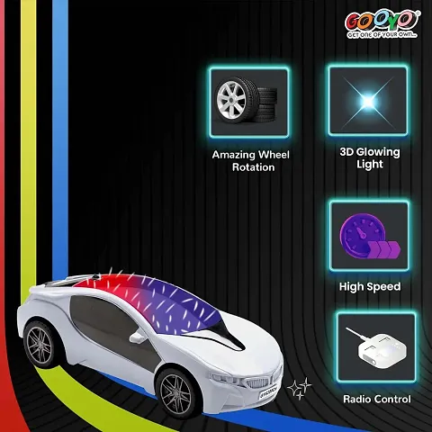 Classic Chargeable 3D Remote Control Lighting Remote Control Car For Kids