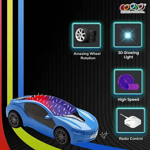 Classic Chargeable 3D Remote Control Lighting Remote Control Car For Kids