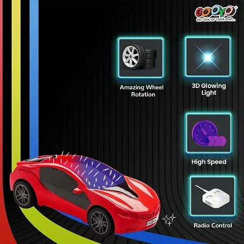 Classic Chargeable 3D Remote Control Lighting Remote Control Car For Kids