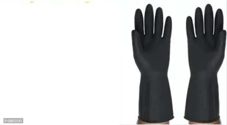 Reusable Rubber Hand Gloves Stretchable Gloves for Washing Cleaning Kitchen Garden