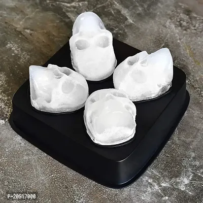 Unyks Star 3D Skull Ice Mold-2Pack,Easy Release Silicone Mold,8 Cute and Funny Ice Skull for Whiskey,Cocktails and Juice Beverages (Pack of 2)-thumb4