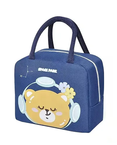 Prextex Insulated Reusable Lunch Bag Tote Bag for Women Printed Lunch Bag for School Picnic Office Outdoor Gym