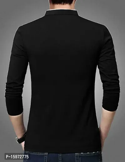 Fancy Cotton Blend Tshirt For Men-thumb2