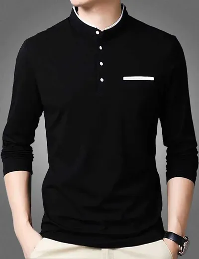 Comfortable Cotton Full-sleeve Tees For Men