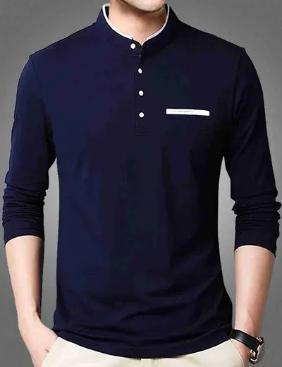 Comfortable Cotton Full-sleeve Tees For Men