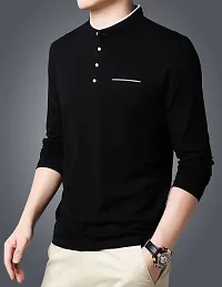 Fancy Cotton Blend Tshirt For Men-thumb2