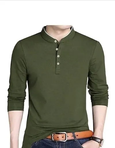 Comfortable Cotton Full-sleeve Tees For Men