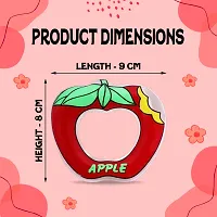 Aseenaa Apple Water Filled Teether, Cooling Teether, BPA free 3M+ Teether For Baby ( Apple - Red )-thumb2