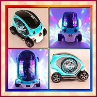 Aseenaa Stunt Car 360 Degree Rotating Bump  Go Toy With 4D Lights  Musical Sounds | Battery Operated Future Car For Kids | Pack Of 1, (Multicolor)-thumb3