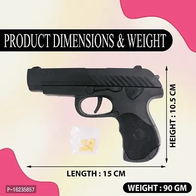 Aseenaa Air Gun Toy Gun Combo With Bullets For Gift To Kids  Children | Safe  Long Range Shooting Guns Toys For Boys  Girls | Colour : Black | Set Of 2-thumb2