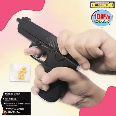 Aseenaa Air Gun Toy Gun Combo With Bullets For Gift To Kids  Children | Safe  Long Range Shooting Guns Toys For Boys  Girls | Colour : Black | Set Of 2-thumb4