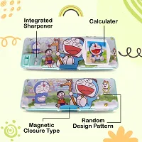 Aseenaa Magnetic Pencil Box With Sharpner Large Capacity Doraemon Theme For Kids Boys Girls School Going Children Stationaries Organizer Birthday Return Gift School Supplies | Pack Of 1 | Colour-Green-thumb4