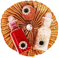 Aseenaa Elegant Stylish Rakhi For Celebration Of Rakshabhandhan Rakhi for Brother| Bhaiya Bhabhi Rakhi| Bro Rakhi | Set Of 4-thumb2