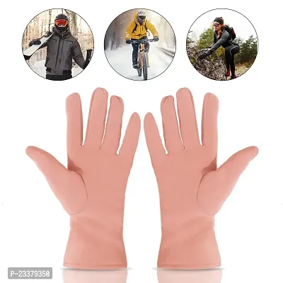 Aseenaa Full Hand Gloves for Men Summer Bike Riding, Anti-Sweat Breathable for Gym Hiking Cycling Travelling Camping PUBG  Free Fire, Full Finger Gloves - Multipurpose Use (Free Size)-thumb5