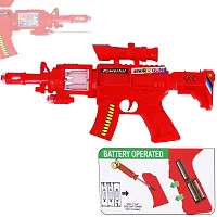 Aseenaa Strike Toy Gun with Sound, Laser and LED Lights for Kids | Lights and Sound Feature Guns Toys for Children | Colour :  Red | Set of 1 (Strike Gun Red)-thumb4