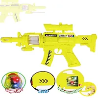 Aseenaa Strike Toy Gun with Sound, Laser and LED Lights for Kids | Lights and Sound Feature Guns Toys for Children | Color :  Yellow | Set of 1 (Strike Gun Yellow)-thumb4