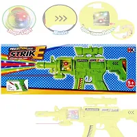 Aseenaa Strike Toy Gun with Sound, Laser and LED Lights for Kids | Lights and Sound Feature Guns Toys for Children | Color :  Yellow | Set of 1 (Strike Gun Yellow)-thumb2