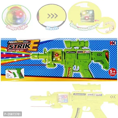 Aseenaa Strike Toy Gun with Sound, Laser and LED Lights for Kids | Lights and Sound Feature Guns Toys for Children | Color :  Yellow | Set of 1 (Strike Gun Yellow)-thumb3