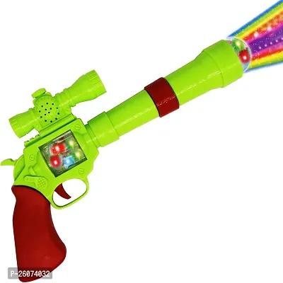 Aseenaa Toy Gun Strike with Light, Music, Spin Snowflakes LED Lights for Kids  Toddlers Guns  Darts  (Green, Maroon)