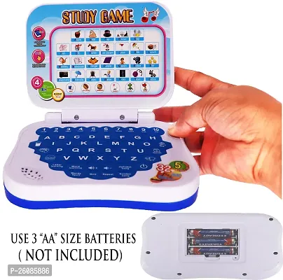 Aseenaa Angry Bird Game Toy laptop With Music  Alphabet Sound  Lights For New Kids | Educational Mini Laptop | Learning Small Computer Gaming Toys | Best Gift For Boys Girls Toddler Kid (Multicolor)-thumb5