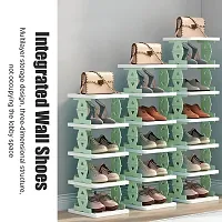 Plastic 8 Layer  Shoe Rack Shoe Stand Storage Organizer Shoe Cabinet Durable Portable Shoe Organizer in The Living Room, Bedroom, Office and Kitchen Space Saving Rack-thumb4