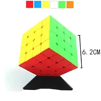 Aseenaa Speed Cube 4x4 High Speed Stickerless Magic 4x4x4 Brainstorming Puzzle Cubes Game Toys for Kids  Adults - Set of 1 (4x4 Cube)-thumb2