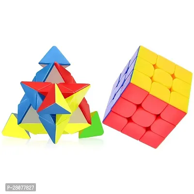 Speed Cube Combo of 3X3  Pyramid Cube Set of 2-thumb4