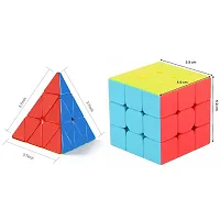 Speed Cube Combo of 3X3  Pyramid Cube Set of 2-thumb2