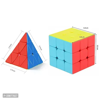 Speed Cube Combo of 3X3  Pyramid Cube Set of 2-thumb3