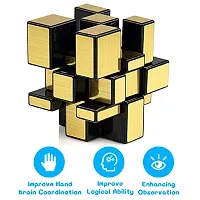 Aseenaa High Speed Golden Mirror Cube | High Speed Stickerless Magic Brainstorming Puzzle Cubes Game Toys For Kids  Adults| Super Saver Pack | SET OF 1  (1 Pieces)-thumb4