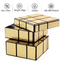 Aseenaa High Speed Golden Mirror Cube | High Speed Stickerless Magic Brainstorming Puzzle Cubes Game Toys For Kids  Adults| Super Saver Pack | SET OF 1  (1 Pieces)-thumb2