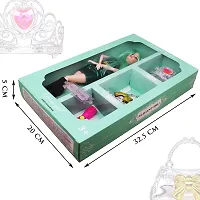 Doll Toy Set with Movable Joints and Other Ornaments for Girls Height - 30 Cm-thumb2