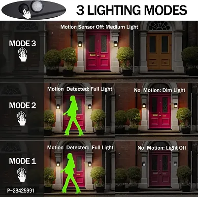 Solar Wall Lights Outdoor with 3 Modes  (1 Pc)-thumb5