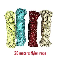 Cloth Drying Nylon Rope, 20mtr, Pack of 4-thumb1