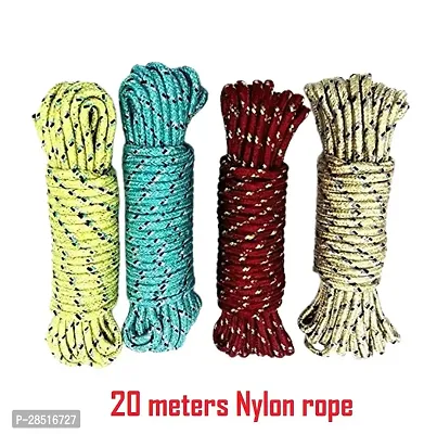 Cloth Drying Nylon Rope, 20mtr, Pack of 4-thumb2