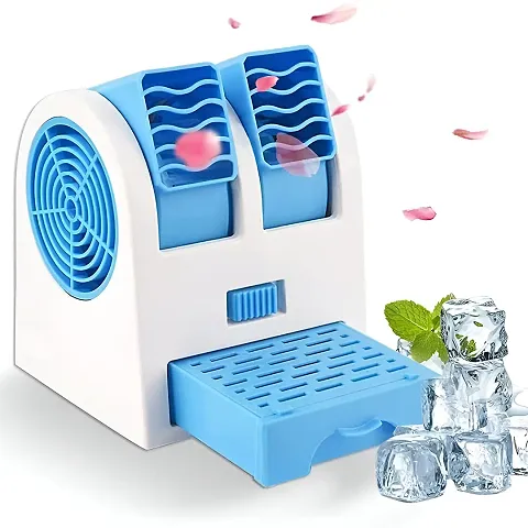 Mini Cooler Ac Usb and Battery Operated Air Mini Water Air Cooler  (multi Color)
