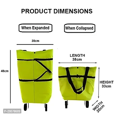 Foldable Shopping Trolley Luggage Bag-thumb2