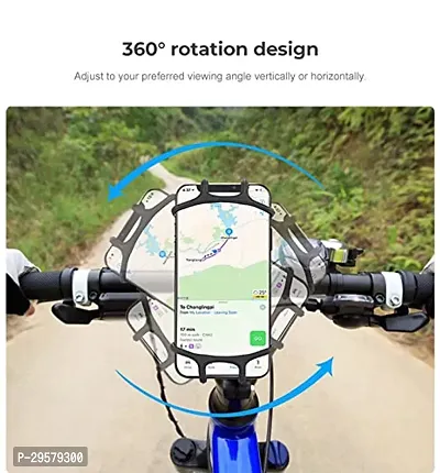 360 Rotation Silicone Bicycle Phone Holder-thumb4