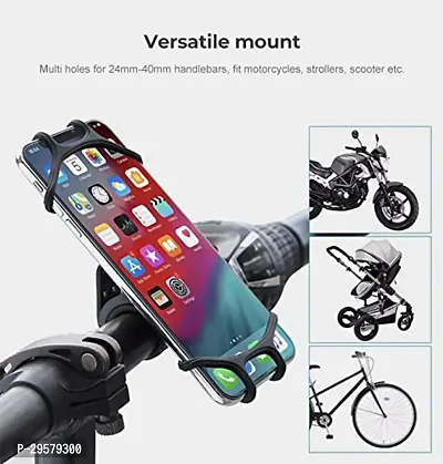 360 Rotation Silicone Bicycle Phone Holder-thumb3