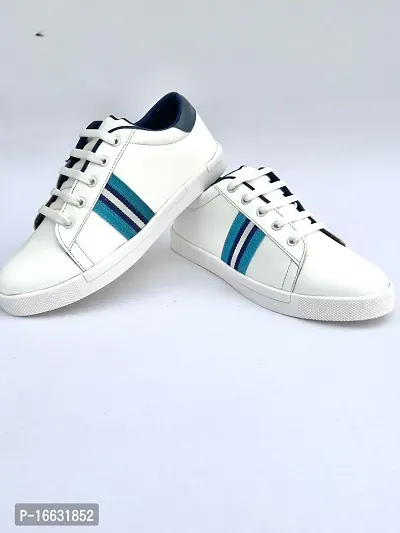 Stylish PVC Solid Sneakers For Men-thumb0