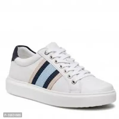 Stylish PVC Solid Sneakers For Men
