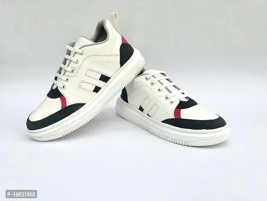 Stylish Canvas Solid Sneakers For Men