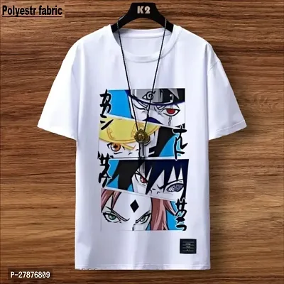 Classic Polyester Printed Tshirt For Men