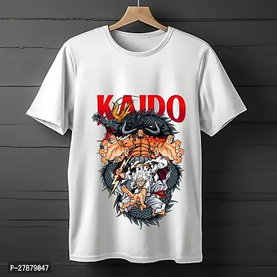 Classic Polyester Printed Tshirt For Men