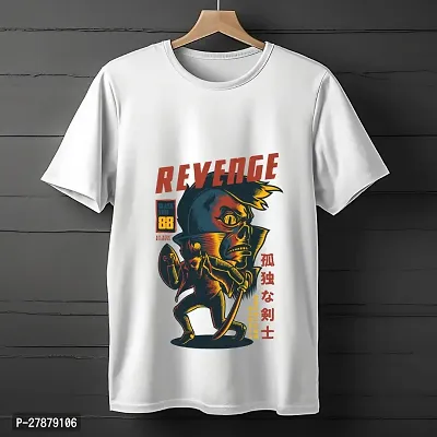 Classic Polyester Printed Tshirt For Men