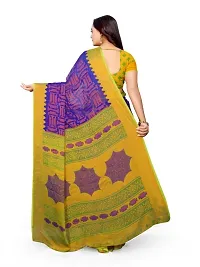 Classic Brasso Printed Saree with Blouse piece-thumb2