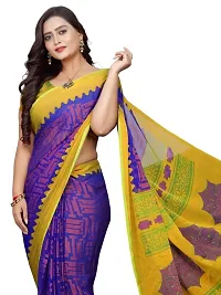 Classic Brasso Printed Saree with Blouse piece-thumb3