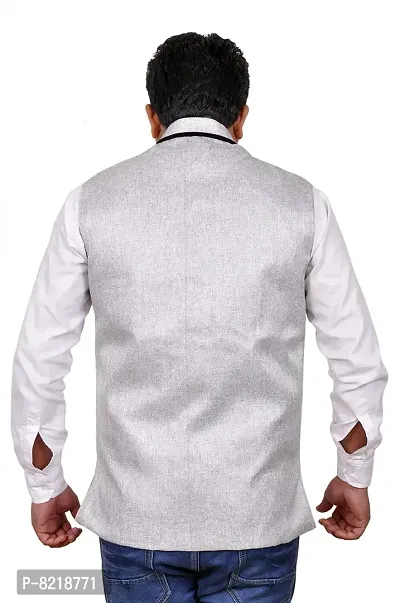 A P Creation Stylish Nehru Jacket Modi Jacket for Boys and Mens-thumb4