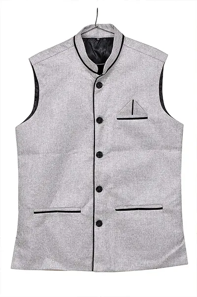 A P Creation Stylish Nehru Jacket Modi Jacket For Boy's and Men's