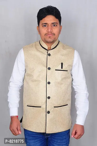 A P Creation Stylish Nehru Jacket Modi Jacket for Boys and Mens